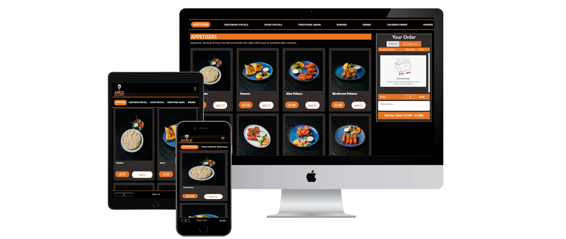 Spice Delight – Restaurant Ordering screenshot