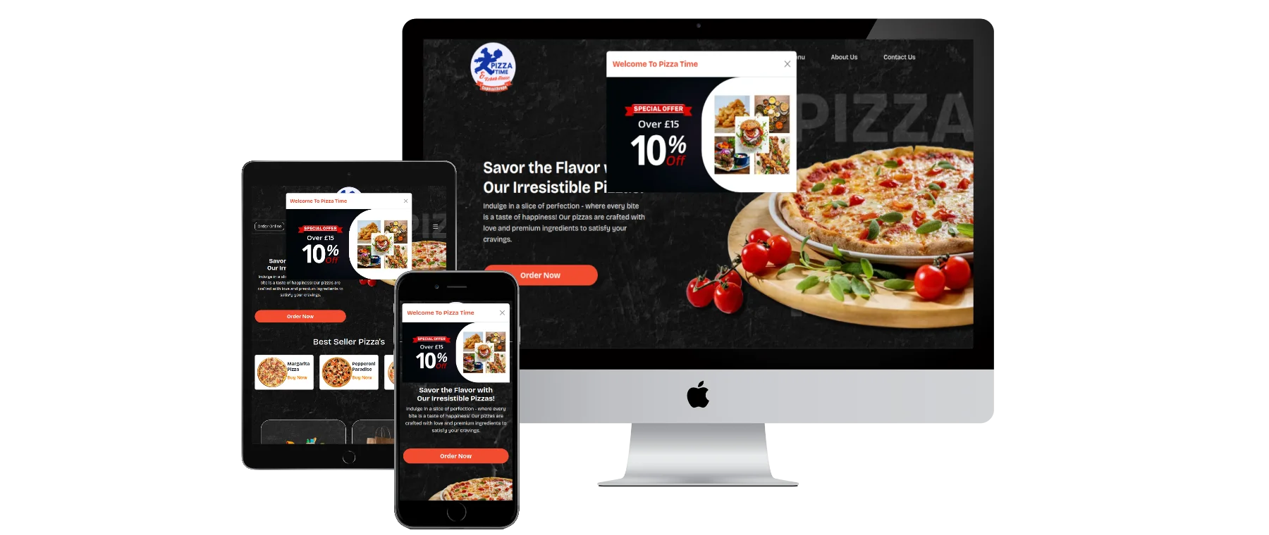 Pizza Time – Online Food Ordering screenshot