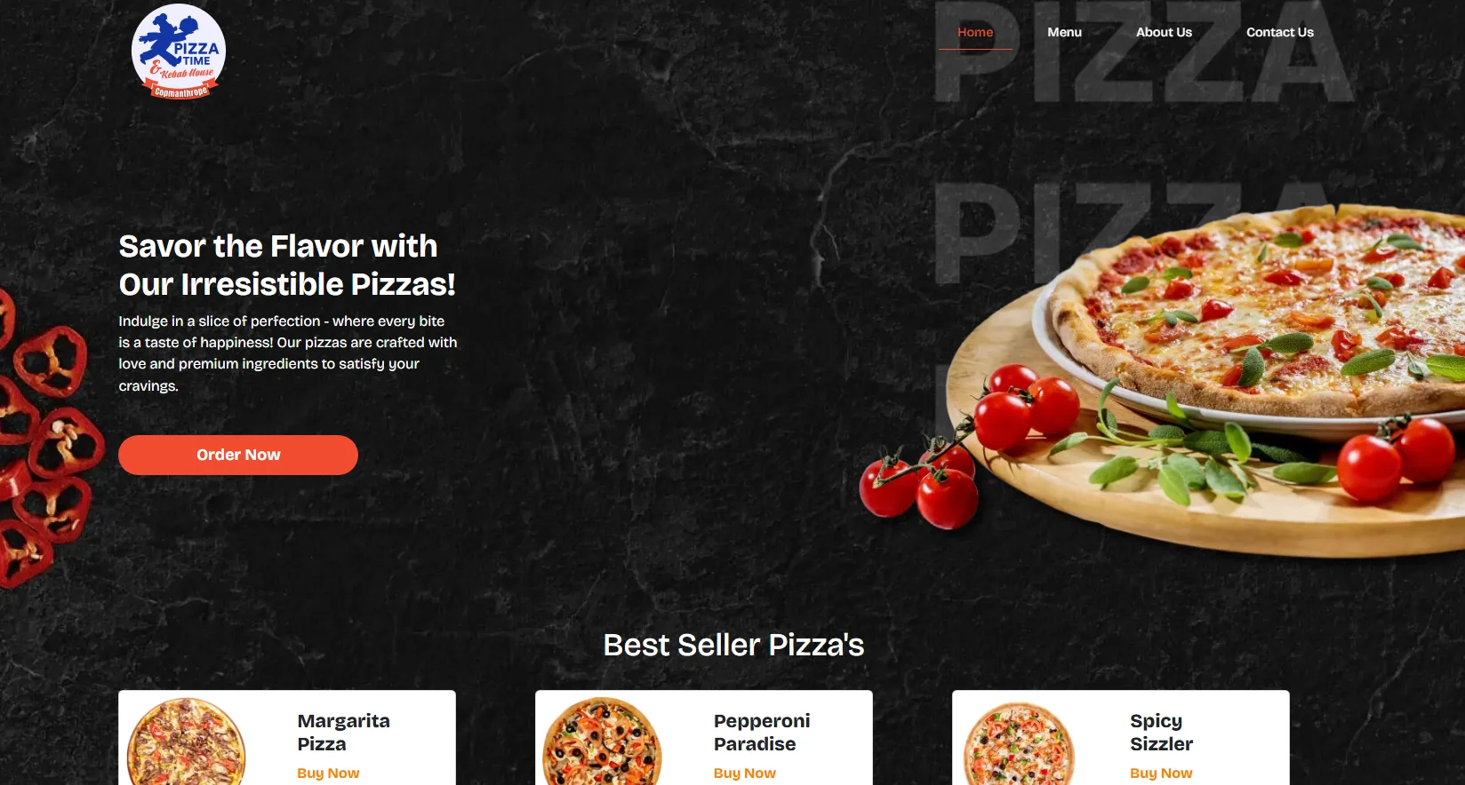 Pizza Time – Online Food Ordering