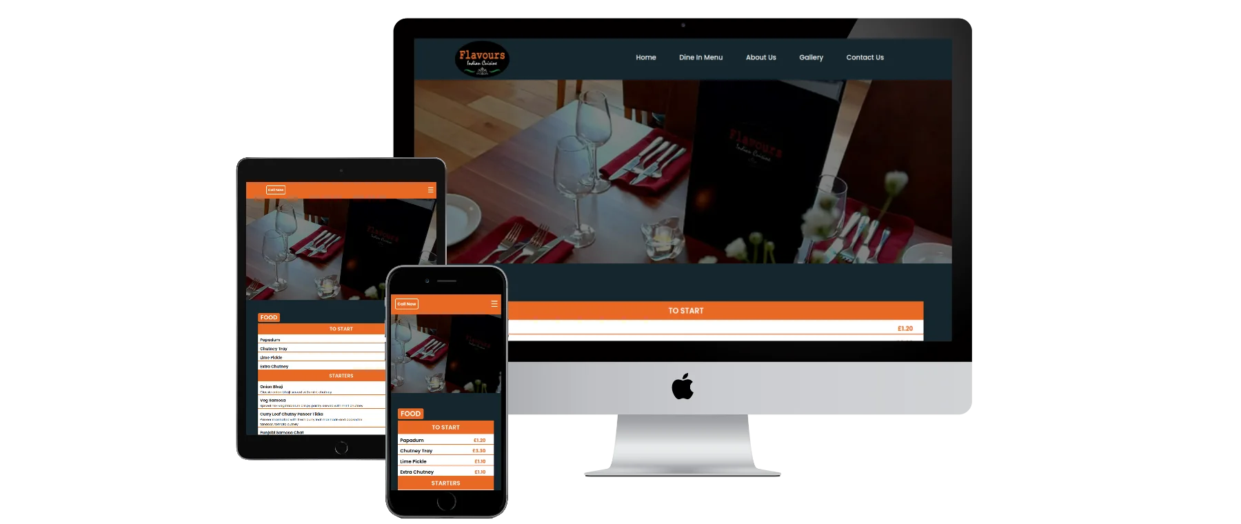 Flavours Indian Cuisine screenshot