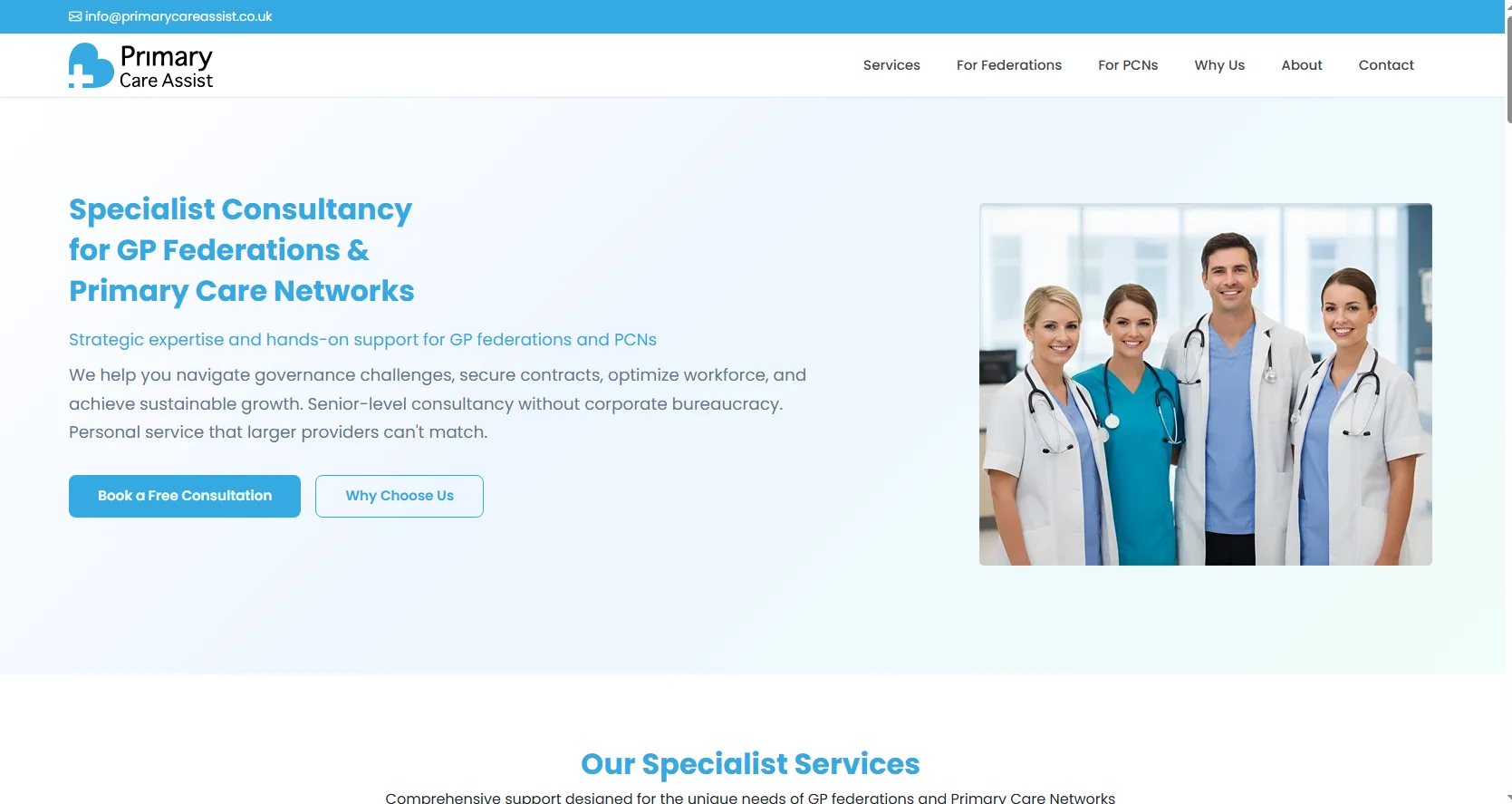 Primary Care Assist – Healthcare Appointment
