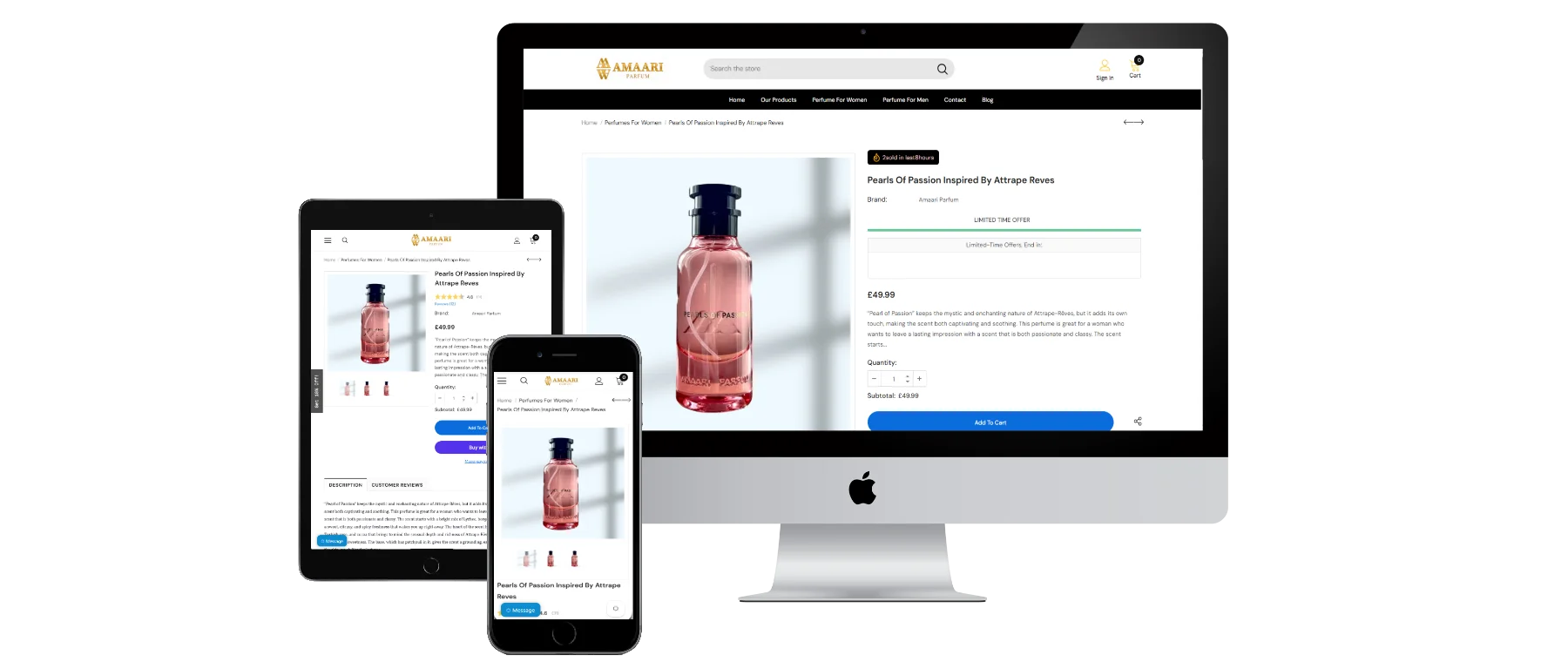 Amaari Parfum – Perfume & Fragrance screenshot