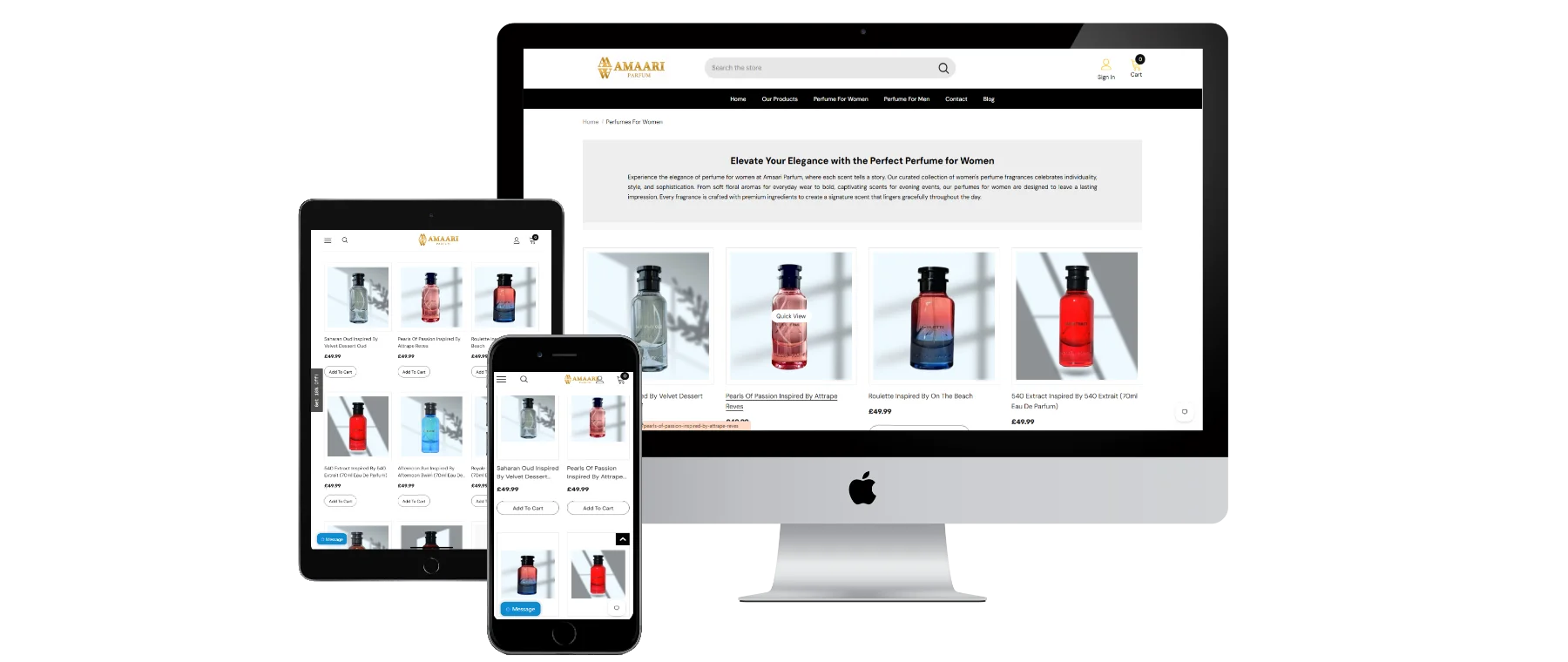 Amaari Parfum – Perfume & Fragrance screenshot
