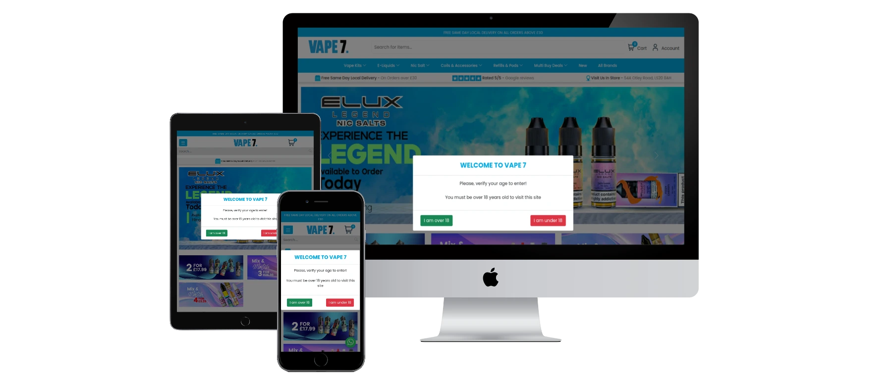 Vape7 - Online Store screenshot